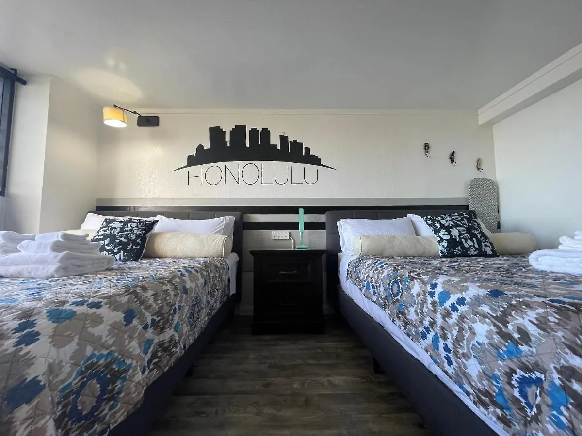 Apartment *Rarelayout*2Qn Beds*Great For Groups,Friends,Wakiki Honolulu